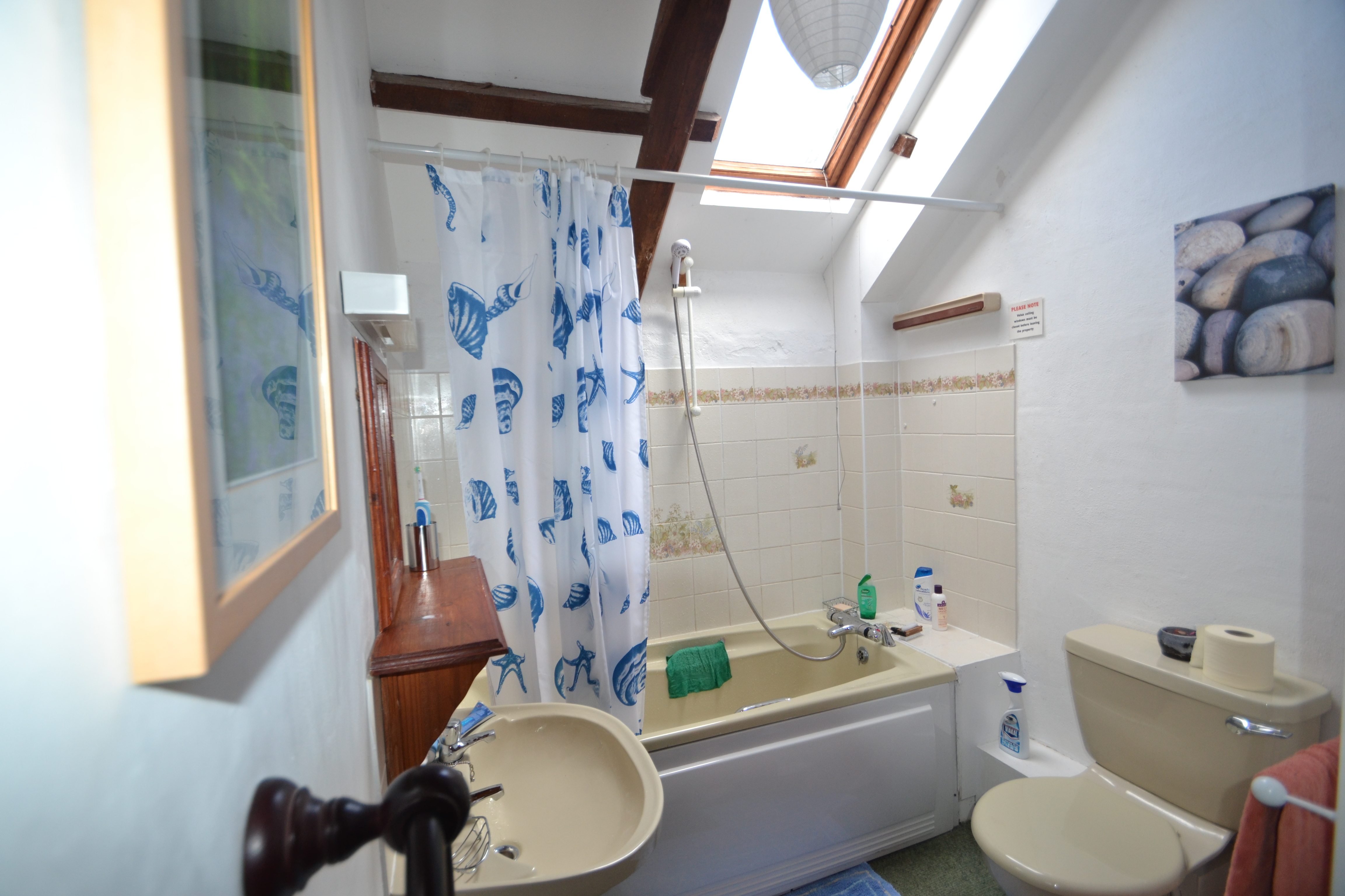 The bathroom